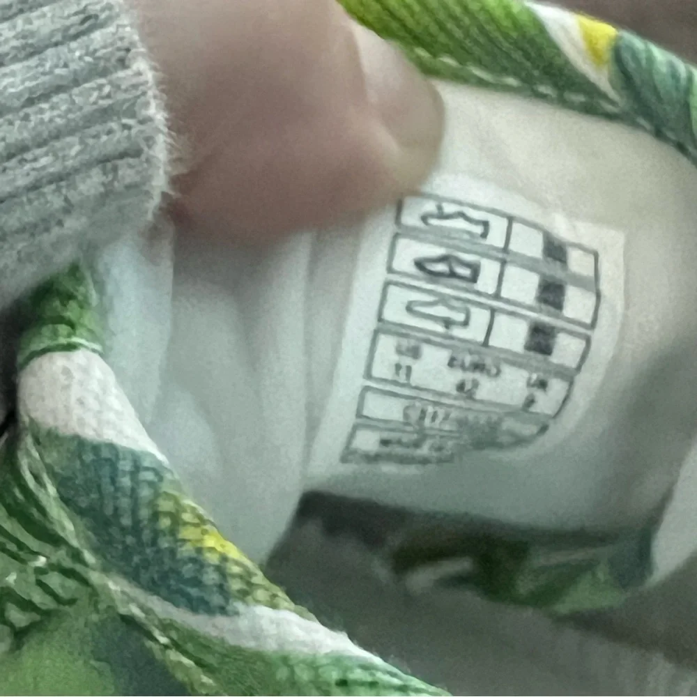 NWOT Rocket Dog Jazzin Green/White Palm Print Cotton Sneakers Size 11 - Picture 9 of 10